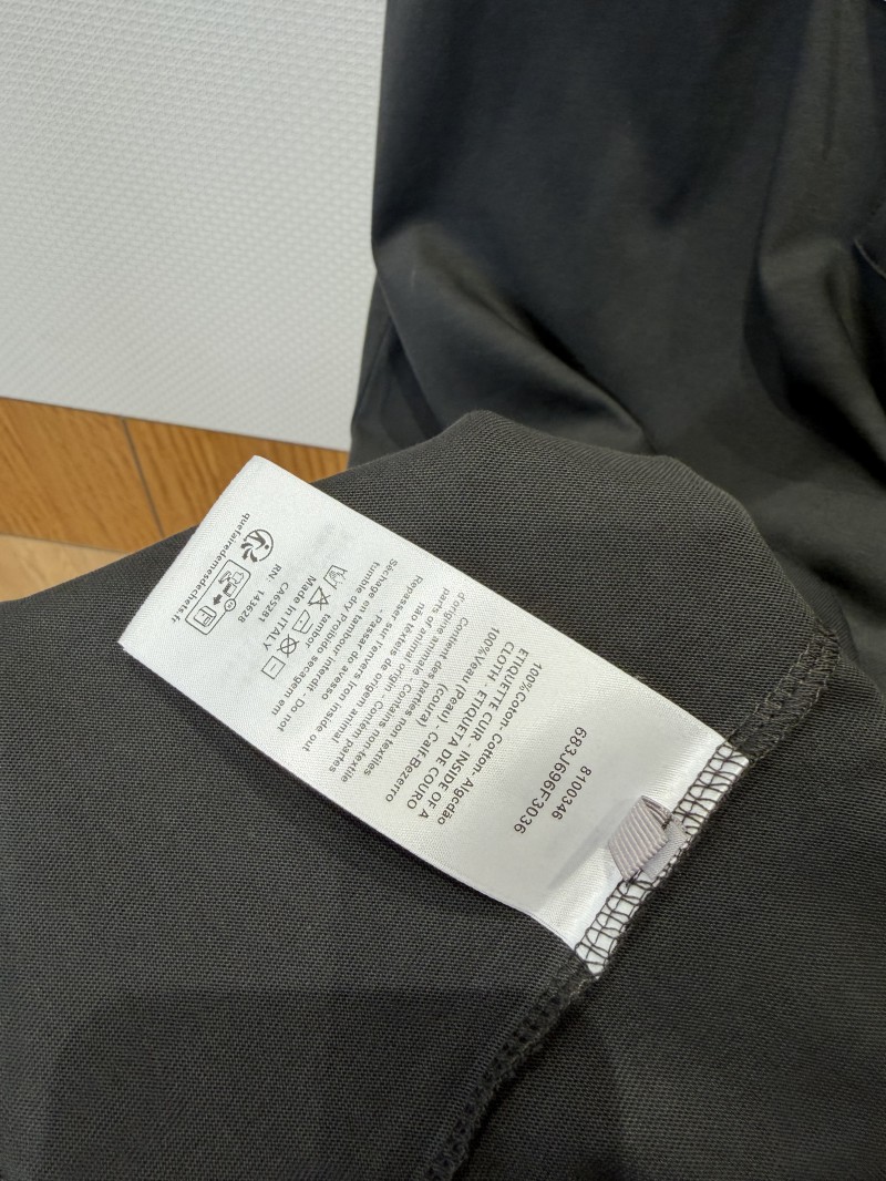 Dior Leather-Label Pocket Crew-Neck Short-Sleeve T-Shirt 1 7