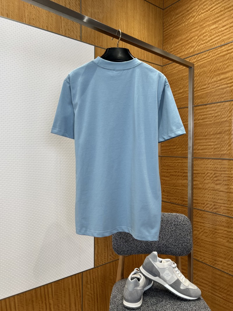 Dior Letter Embroidered Crew-Neck Short-Sleeve T-Shirt 1