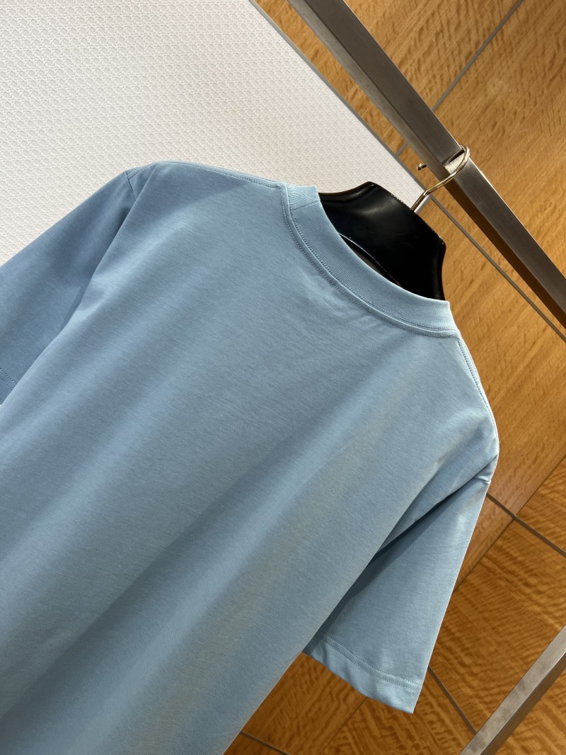 Dior Letter Embroidered Crew-Neck Short-Sleeve T-Shirt 5